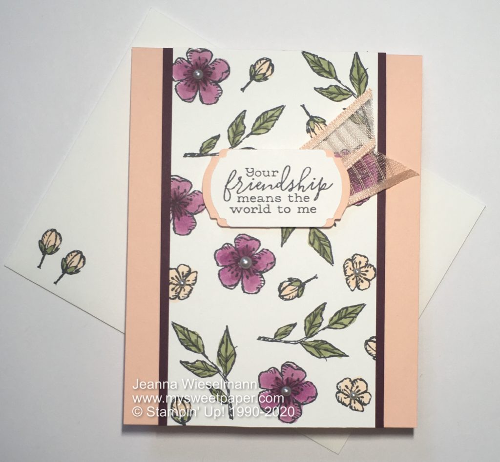 Floral Free as a Bird Friendship Card – My Sweet Paper